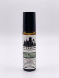 Grit & Focus essential oil roller – The Woodsman Line by Willow & Woodsman Apothecary. Black spruce, rosemary, peppermint in organic jojoba oil.